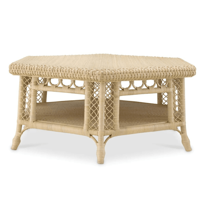 Saba rattan coffee table 120x105