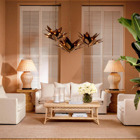 Saba rattan coffee table 140x79