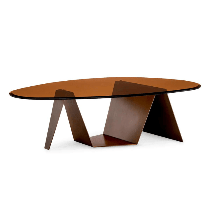Lavello glass coffee table