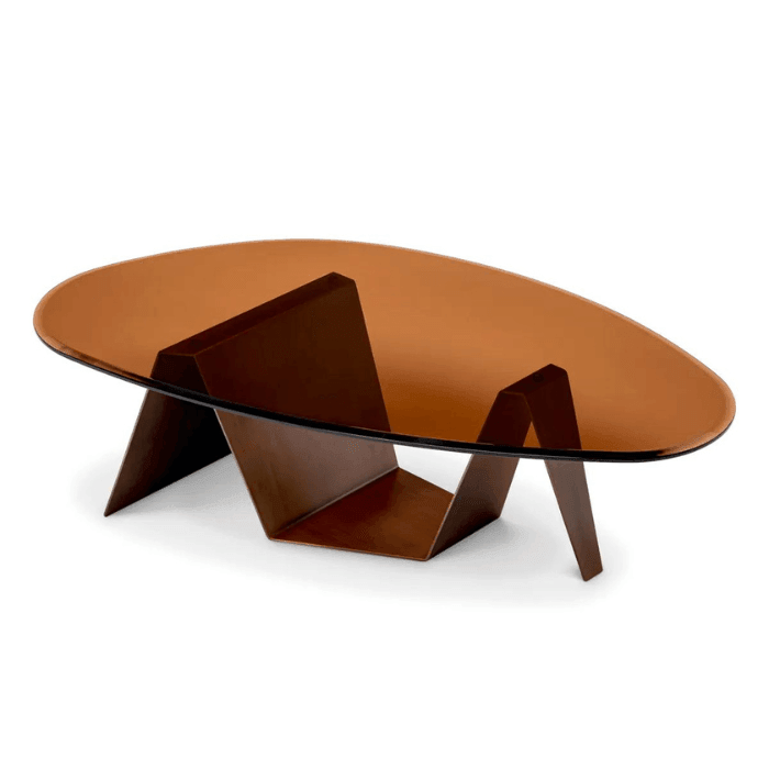 Lavello glass coffee table