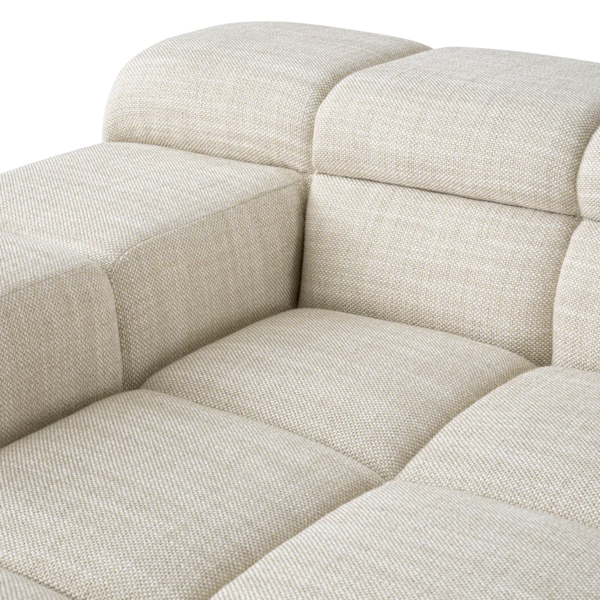 Malaga right-hand fabric sofa element