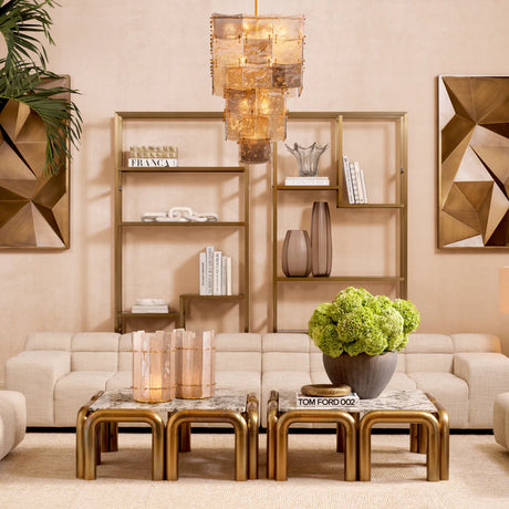 Malaga right-hand fabric sofa element