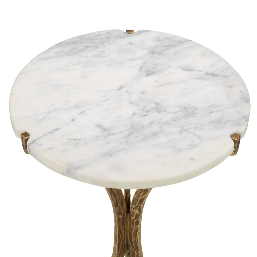 Emmeline marble side table