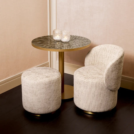 Declan ceramic dining table Ø79.5