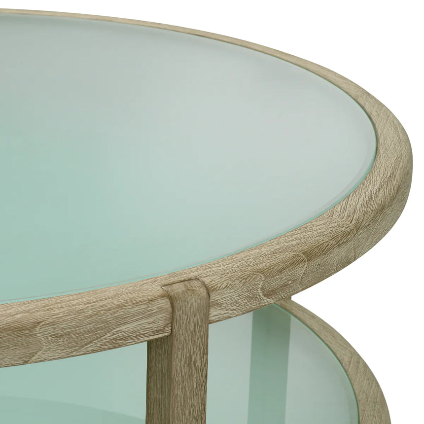 Anthony glass garden coffee table