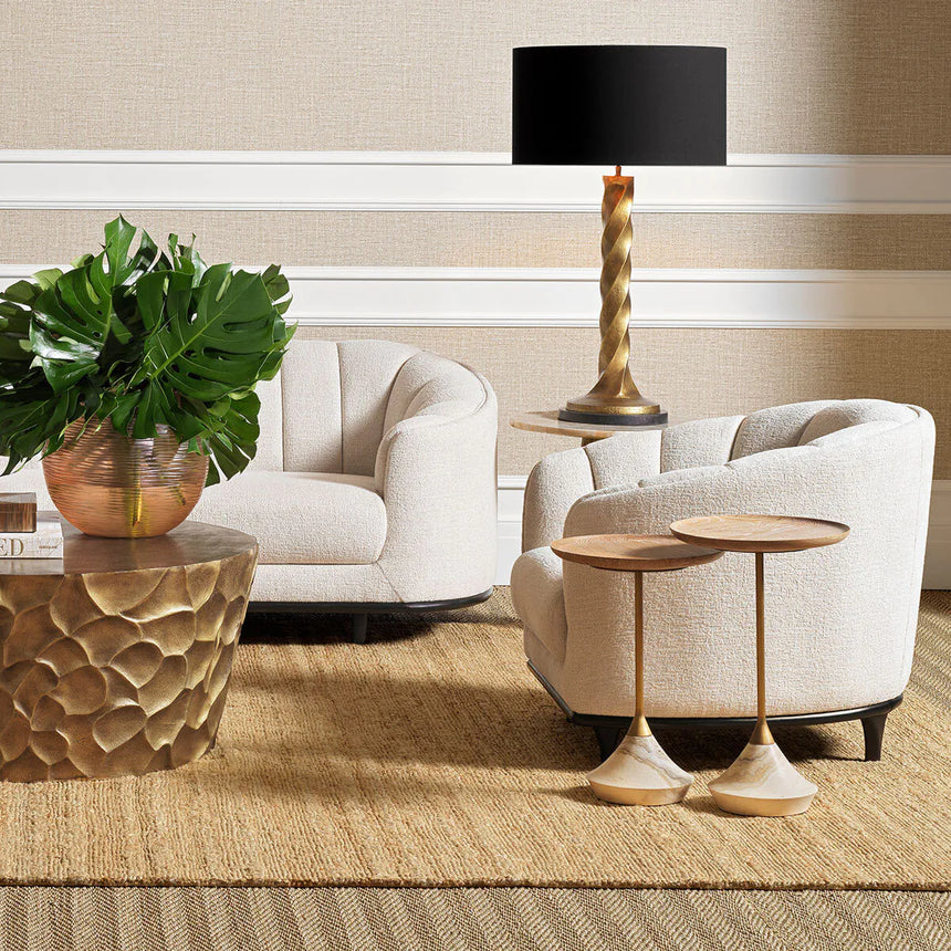 Puglia wooden side table set