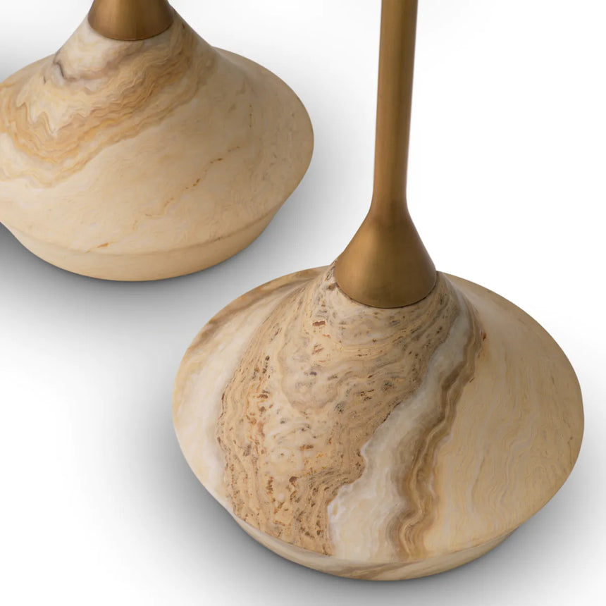 Puglia wooden side table set