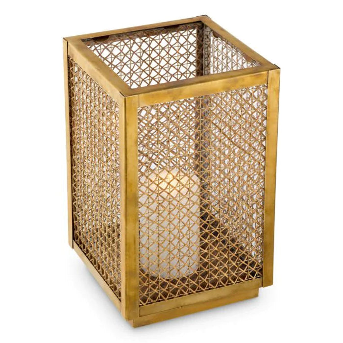 Cairo rattan gyertyatartó