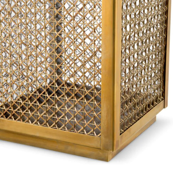 Cairo rattan gyertyatartó