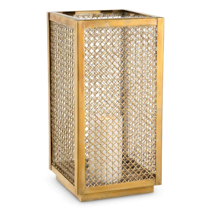 Cairo rattan gyertyatartó