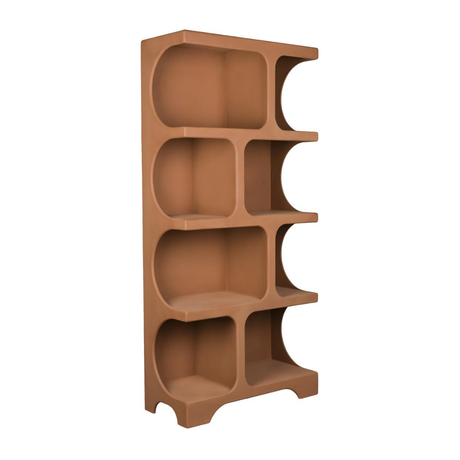 Seven wooden shelf