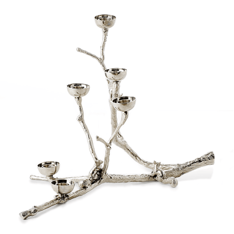Twiggy metal candle holder 30cm