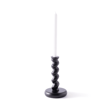 Twister metal candle holder 24cm
