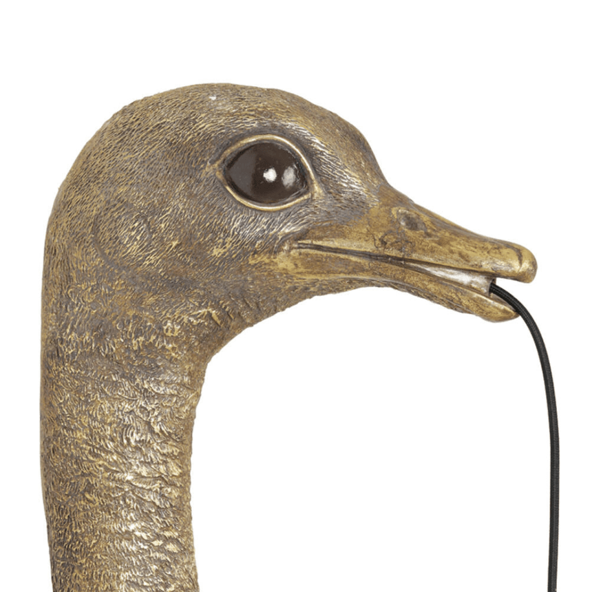 Ostrich small resin wall lamp