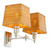 Lexington Double rattan falilámpa