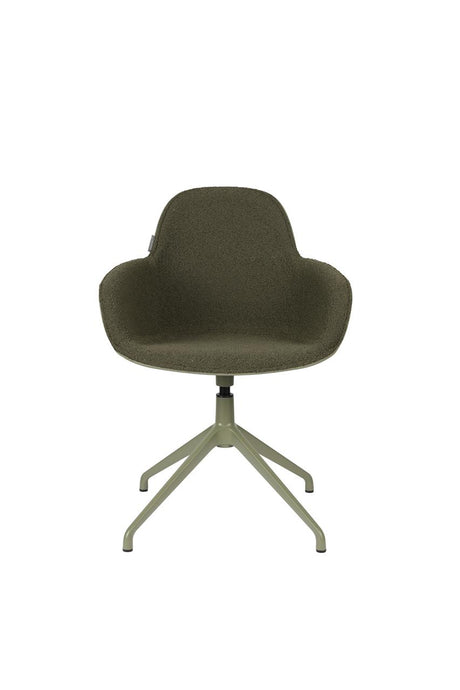 Albert Kuip Swivel fotel – Forgótalpas kivitel, kárpitozott ülőfelülettel