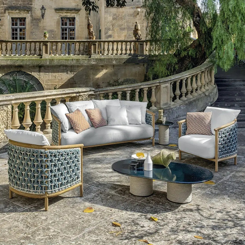Patio garden coffee table