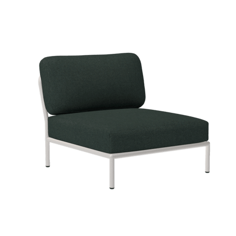 LEVEL szövet fotel fehér lábbal - Dutch Home