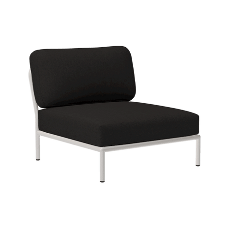 LEVEL szövet fotel fehér lábbal - Dutch Home