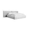 Mamaia wide fabric bed frame 200x200