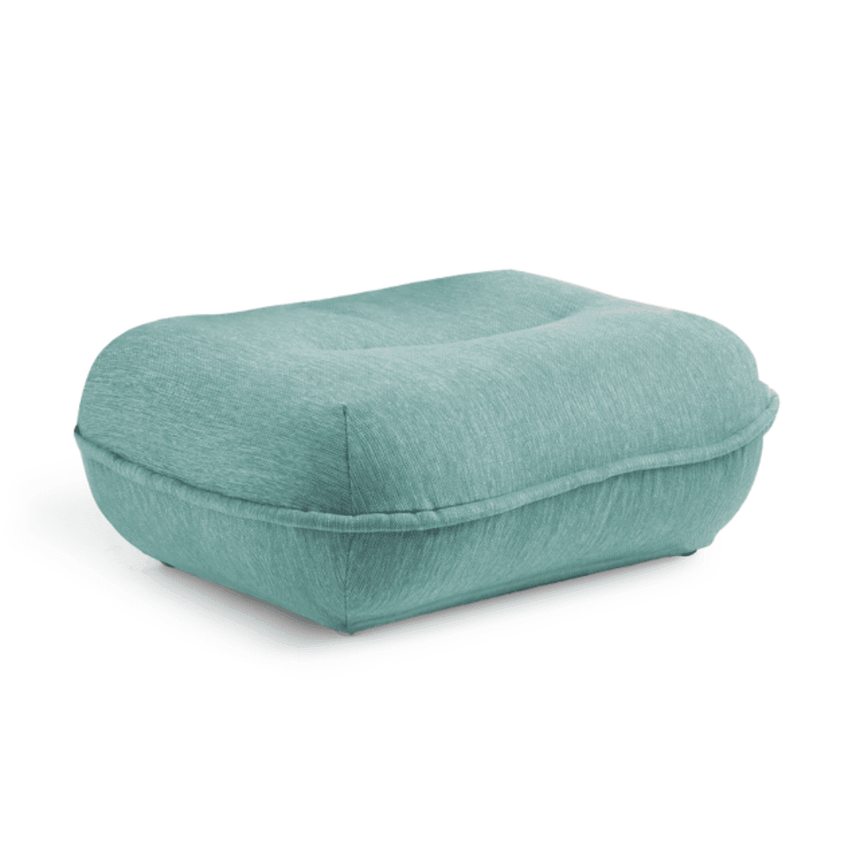 Berry fabric pouf