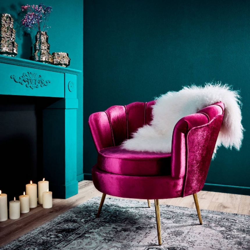 Audrey bársony fotel