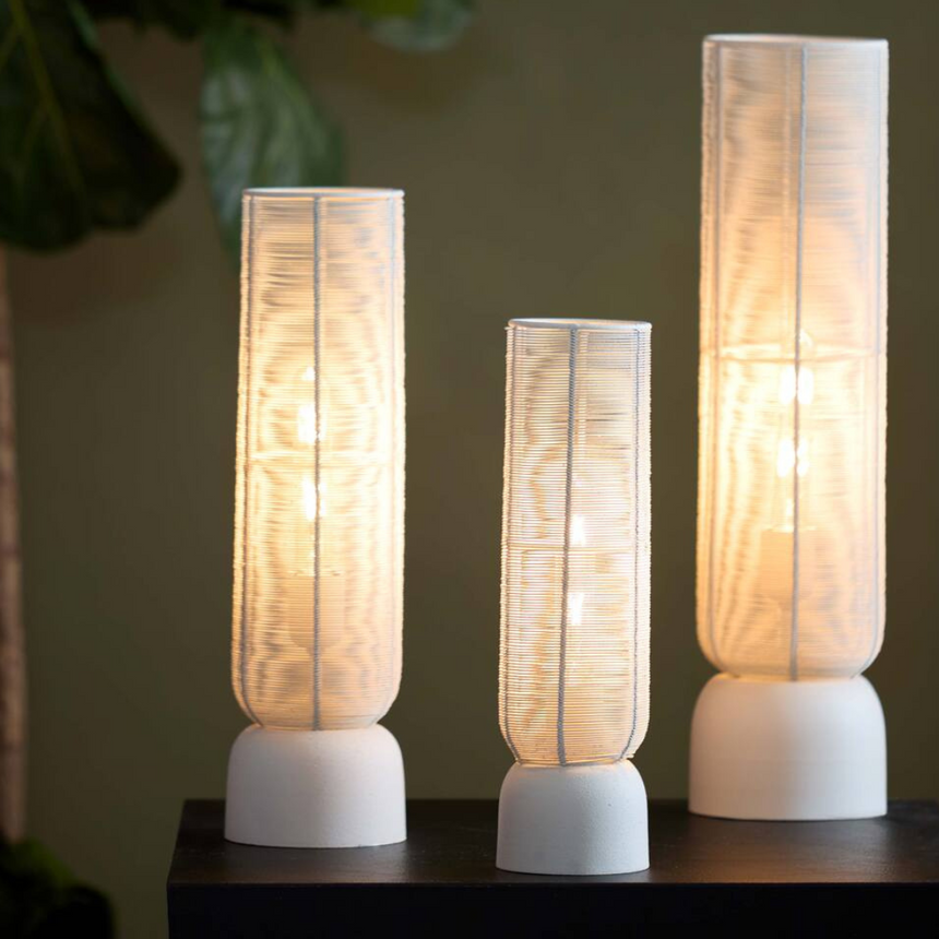 Lezuza fém asztali lámpa Ø11