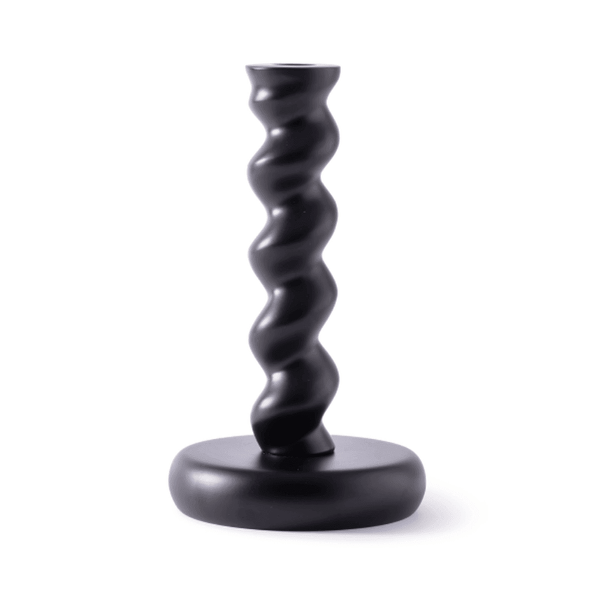 Twister metal candle holder 24cm