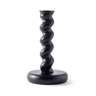 Twister metal candle holder 24cm