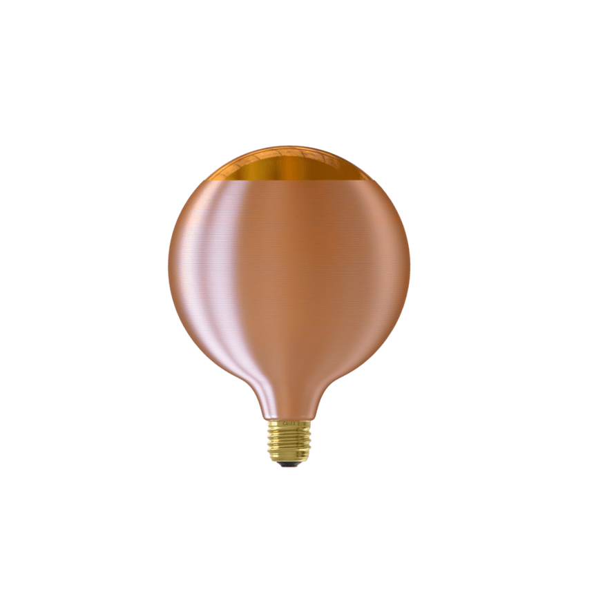 Silk Globe G125 Gold Spiral izzó, LED E27