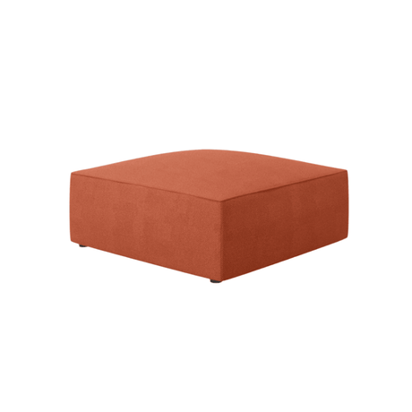 Ruby fabric pouf