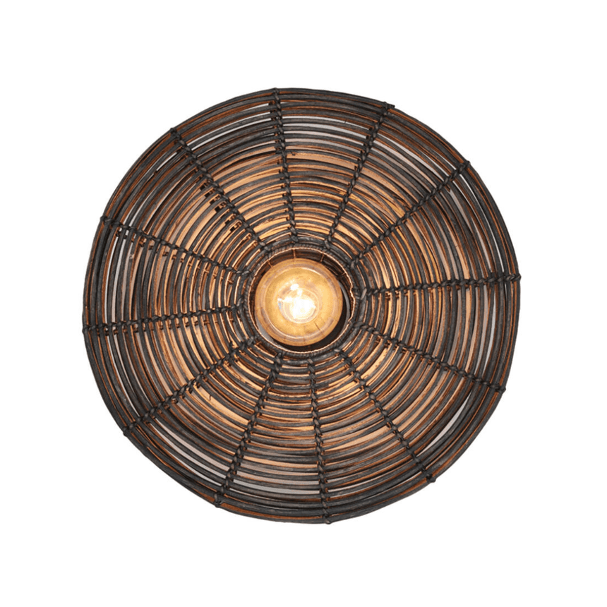 Mataka rattan wall lamp