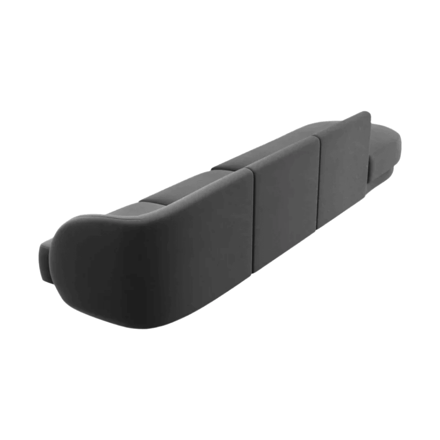 Miley 4 személyes balos bársony kanapé