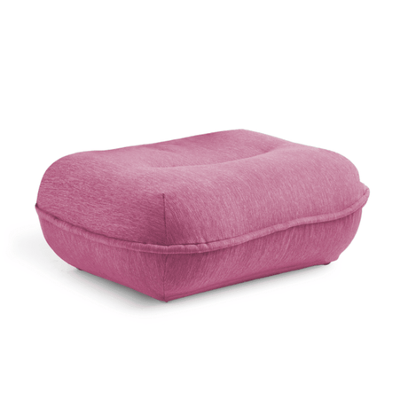 Berry fabric pouf