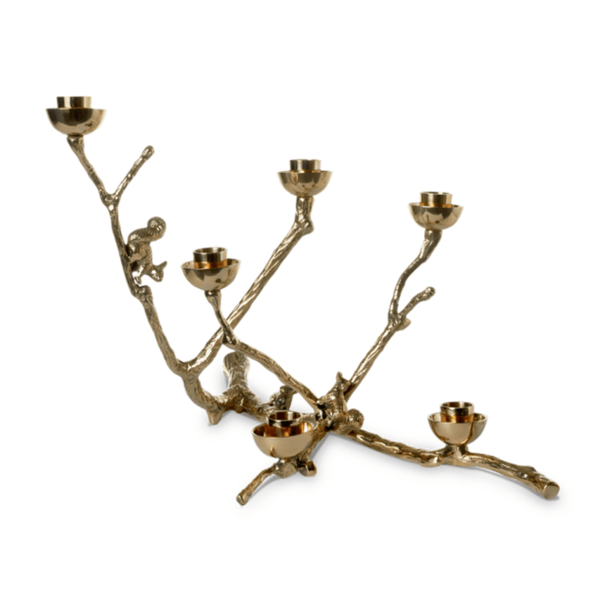 Twiggy metal candle holder 30cm