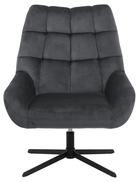 Paris velvet swivel chair