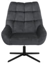 Paris velvet swivel chair