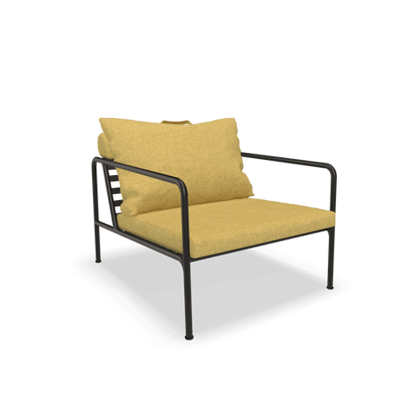 AVON szövet kerti fotel fekete lábbal - Dutch Home