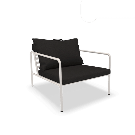 AVON szövet kerti fotel fehér lábbal - Dutch Home