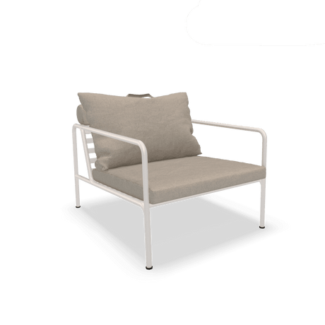 AVON szövet kerti fotel fehér lábbal - Dutch Home