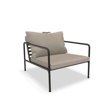 AVON szövet kerti fotel fekete lábbal - Dutch Home