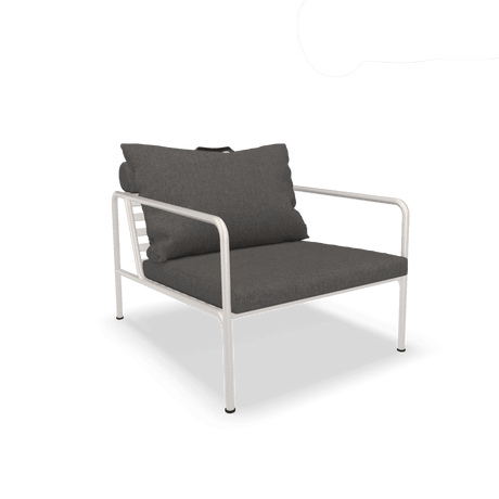 AVON szövet kerti fotel fehér lábbal - Dutch Home