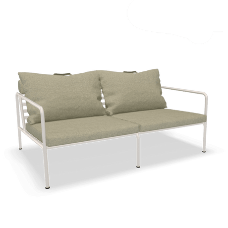 AVON szövet kerti kanapé fehér lábbal - Dutch Home