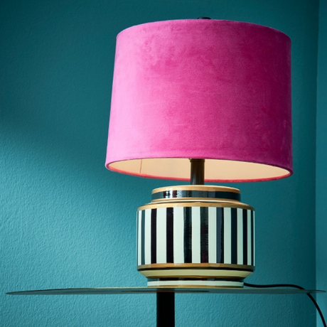 Tiffany szövet asztali lámpa