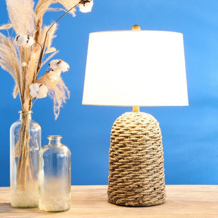 Valencia lenvászon asztali lámpa