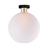 Lava 3-bulb dark gray glass pendant lamp