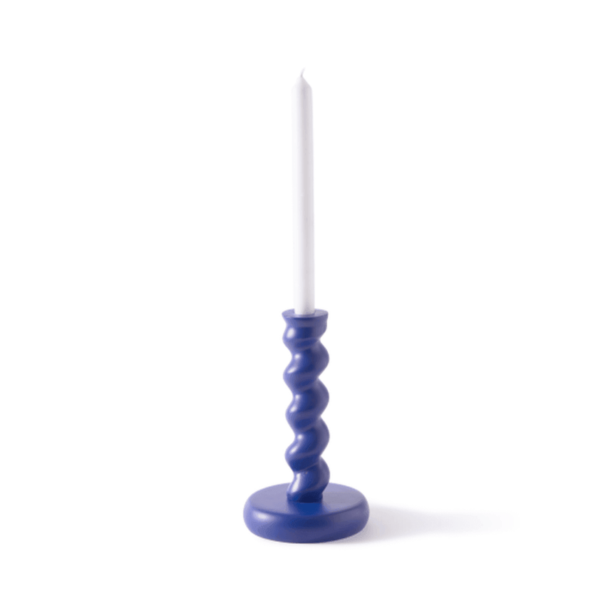 Twister metal candle holder 24cm