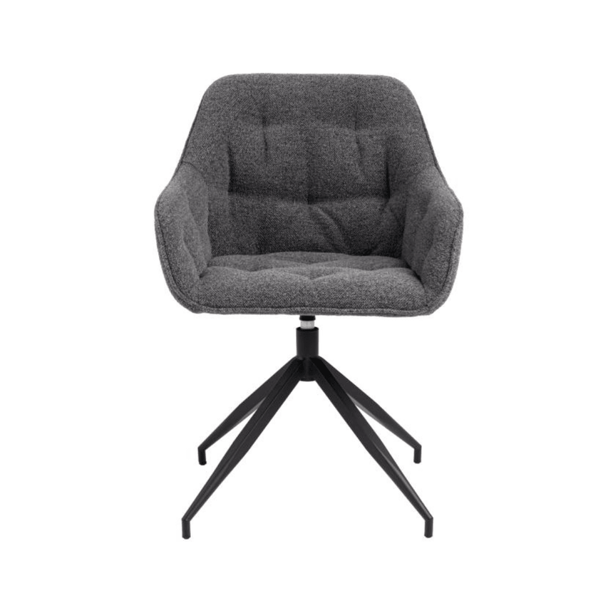 Brooke bouclé swivel chair