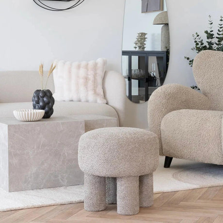 Alphen boucle pouf