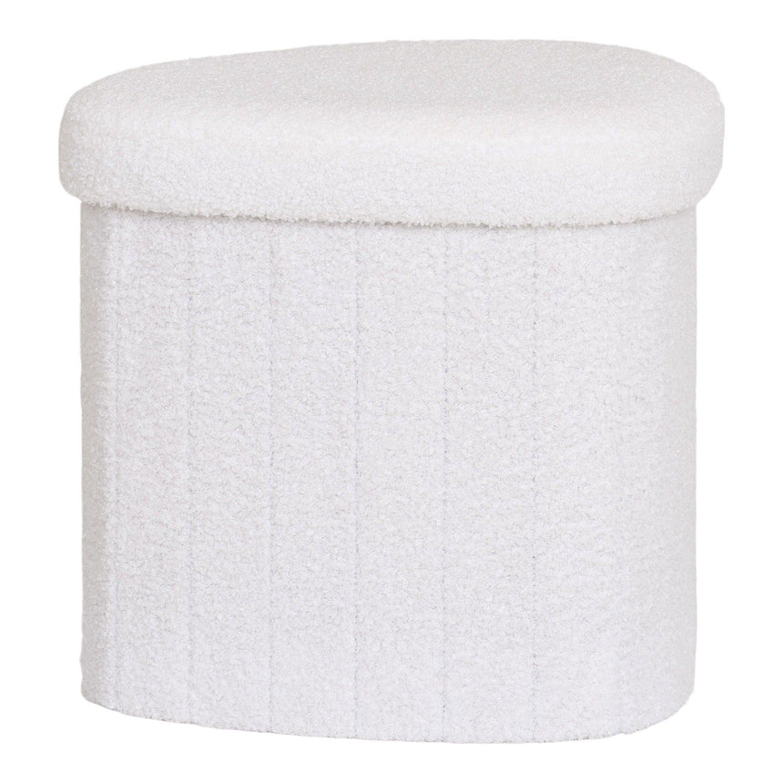 Medford storage teddy pouf